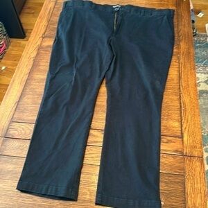 For the Fit dark blue chino stretch pants size 42×28
